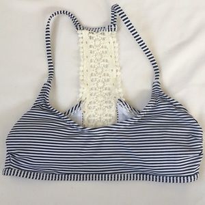 ‼️MARKDOWN Striped bathing suit top
